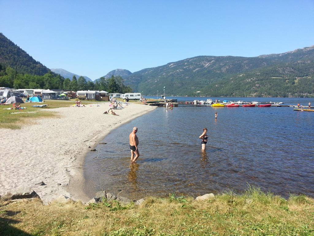 Garvikstrondi Camping Seljord Exterior foto